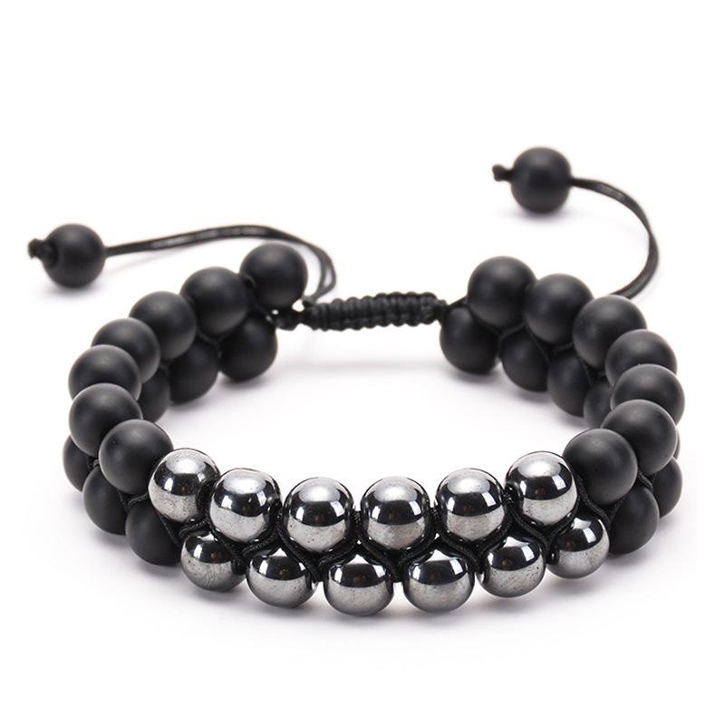 JYL TS Bracelet Zodiac Black Design Enhances Astrological Blessings black magnet темно-бирюзовый
