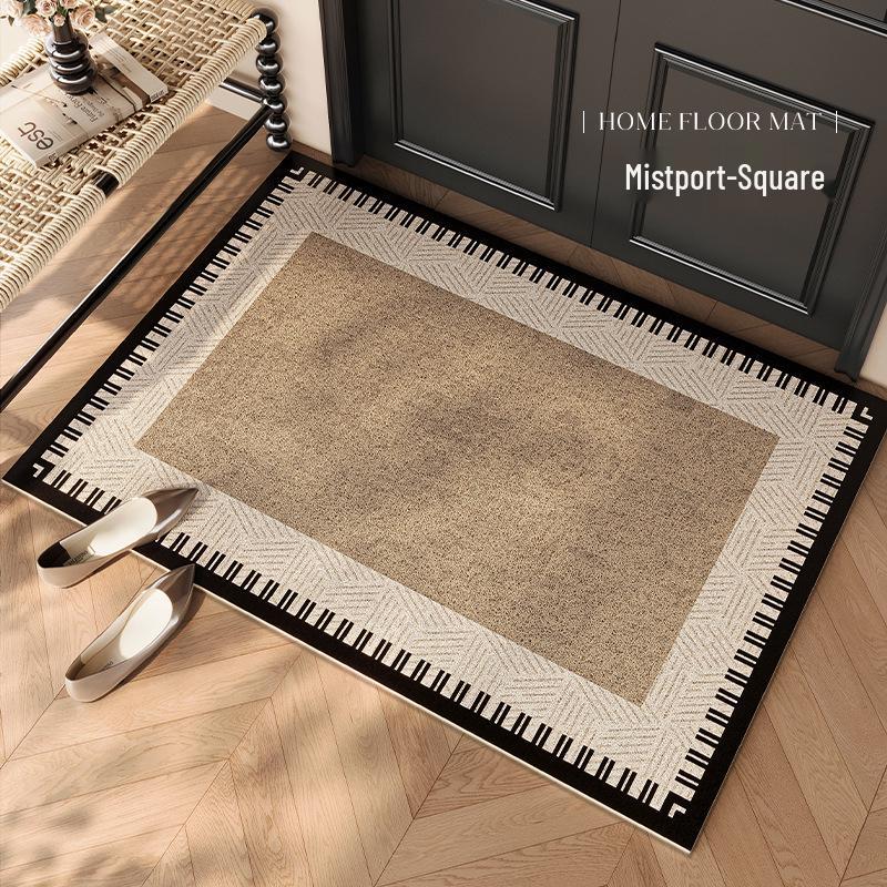 

Високоякісний індивідуальний нековзкий вхідний килимок з шовковим ворсом - Легко чистити 40x60cm