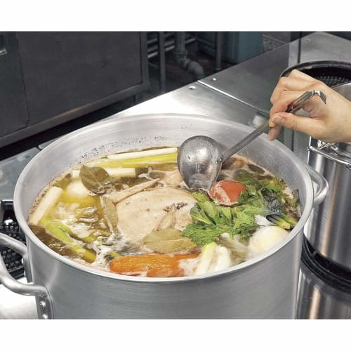 Endo Shoji Commercial TKG Half-Crock Pot, 27cm (with Measuring Scale), Anodized Aluminum, Made In Korea, AHV6227