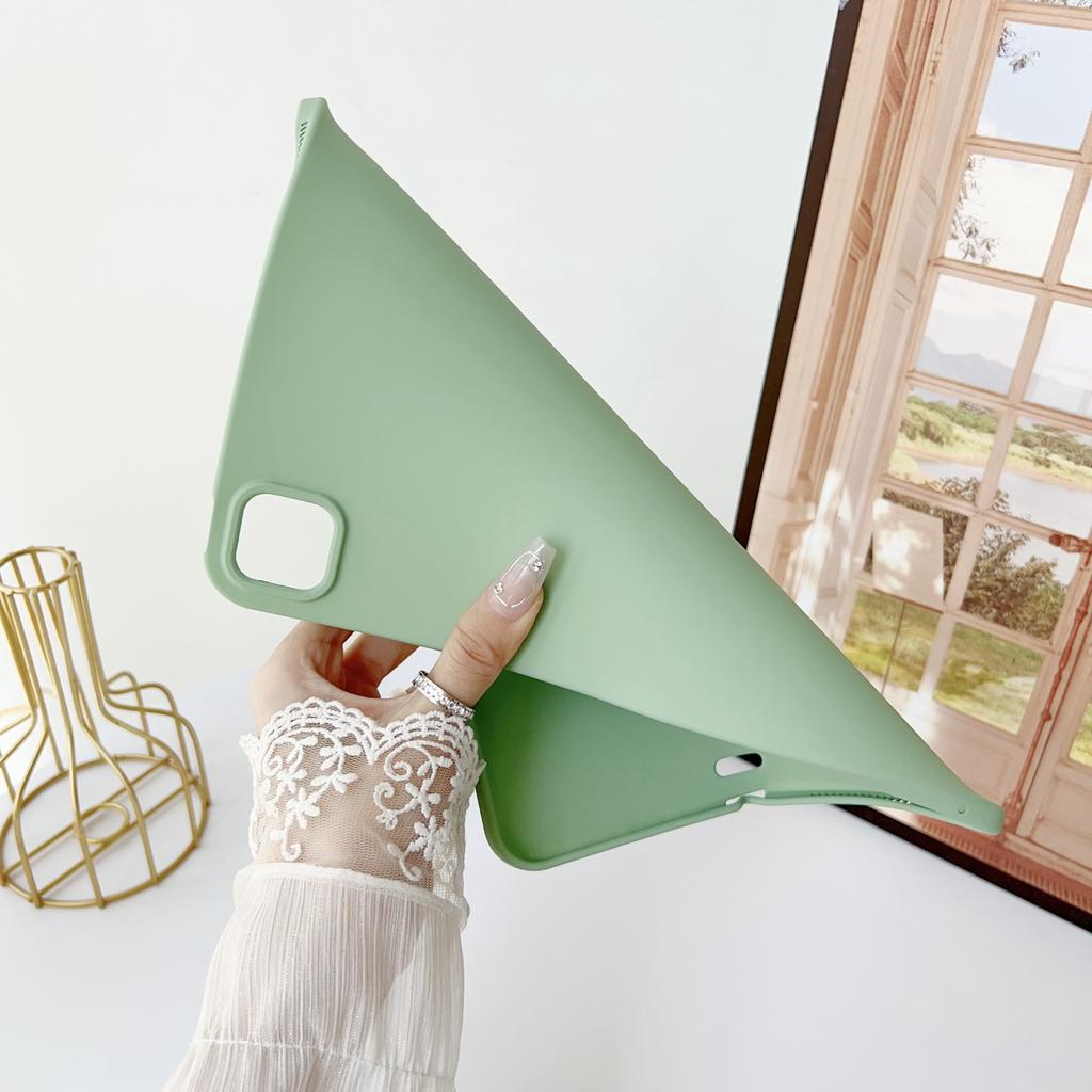 For iPad Pro 11 (2024) Case Skin-Touch Soft TPU Tablet Protective Cover