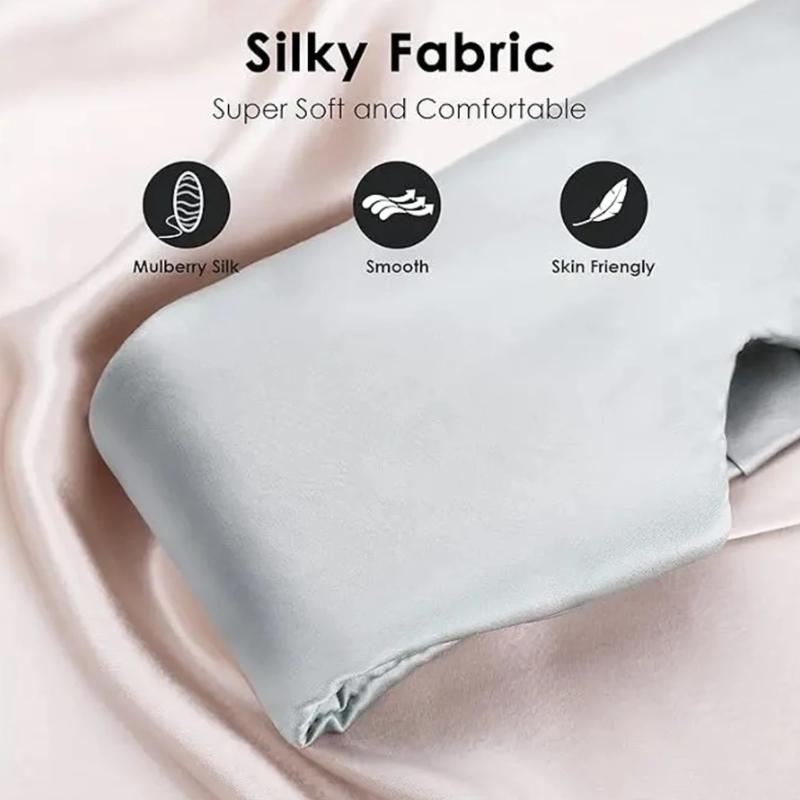 Silk Satin Sleep Mask Comfortable Sleeping Eye Mask Eyeshade Cover Shade Eyes Relax Enlarged Eye Patch Women Men Sleep Health