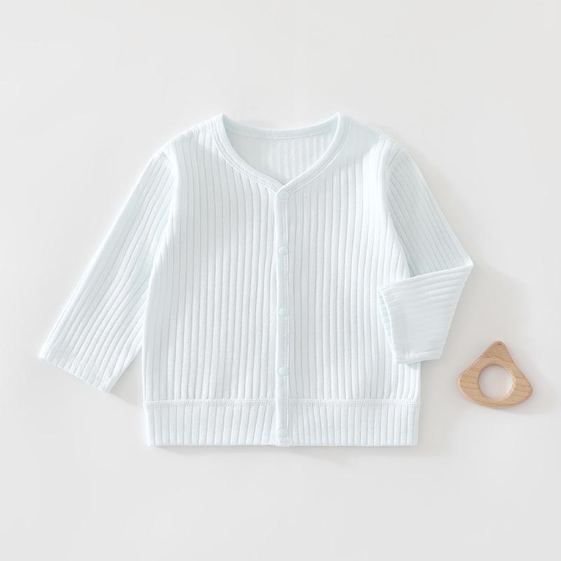 Baby Velvet Cardigan - Comfortable Long-Sleeve Top for Newborns, Ideal for Spring and Autumn Outings