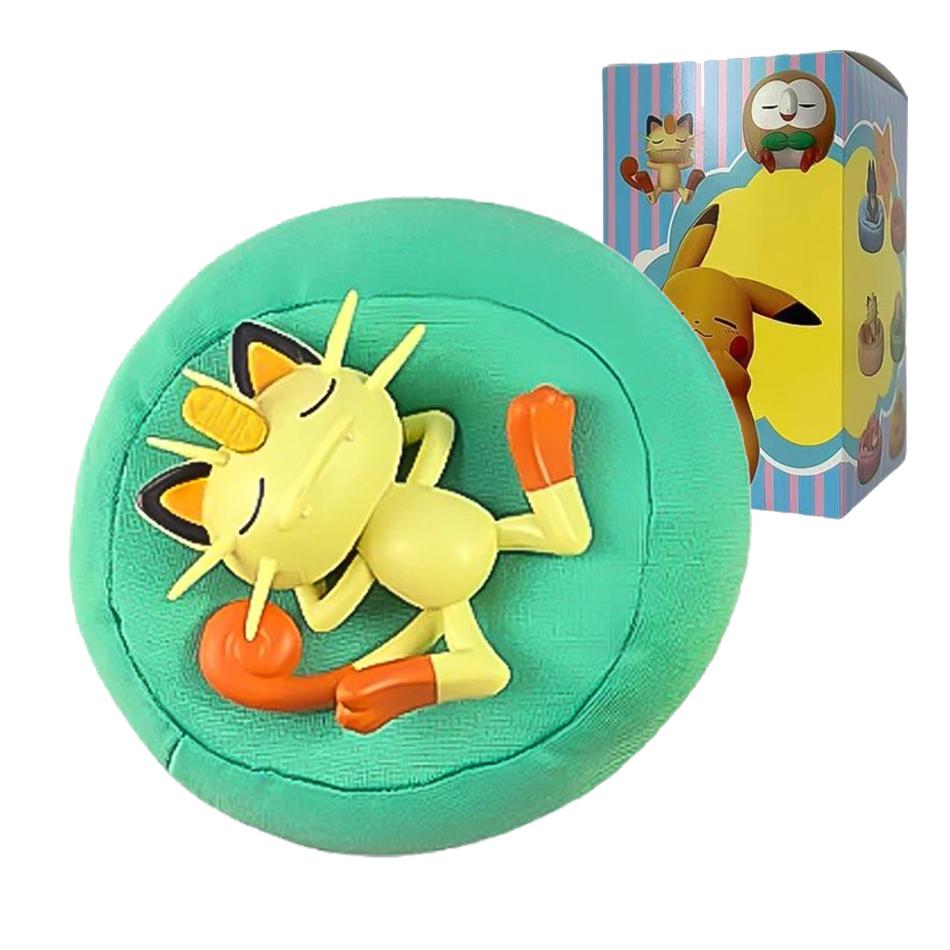1-12pcs Pok  mon  Pikachu  Action Dolls  Anime sleep Series Desktop Decorations Pok  mon Toys ornament Birthday Gif