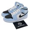 Air 1 Mid GS Ice Blue Retro Sneakers White Blue 555112-401