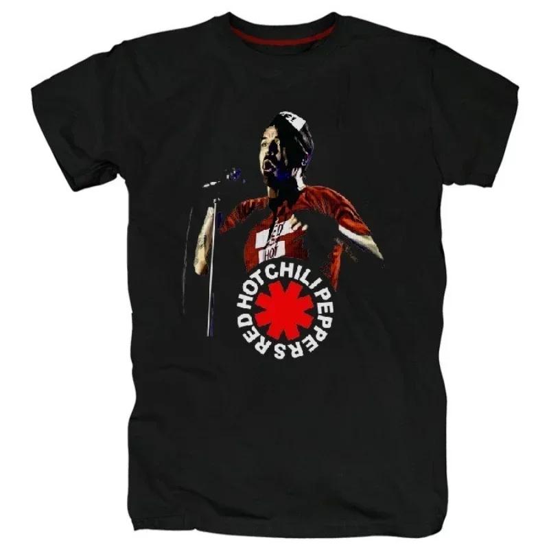 2025 RED HOT CHILI PEPPERS Rock Short Sleeve Rose Men's and Women's T-shirts Punk American Hip Hop Cotton T-shirt Summer Tee Top