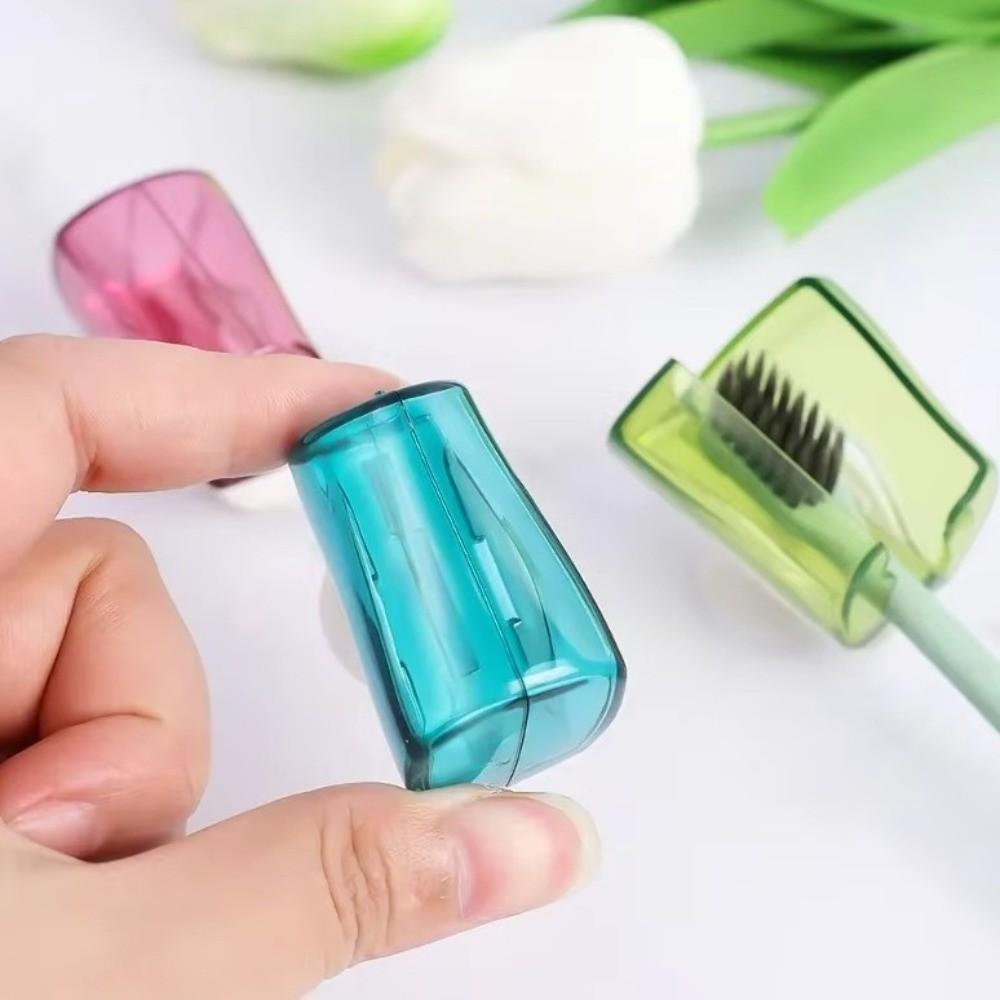 3PCS Portable Toothbrush Head Covers Dust-proof Toothbrush Cover Compact Toothbrush Protector Home