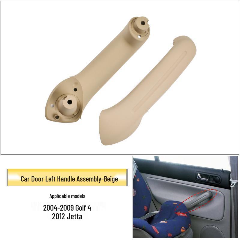 Kompatybilna wewnętrzna klamka i ramka przełącznika podłokietnika do 4-drzwiowego Volkswagena Golfa, Jetty, Bory