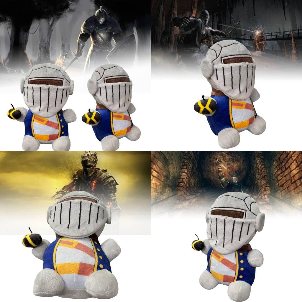 Adorable Dark Souls Lemon Plush Toy Super Soft Crystal Velvet Stuffed Doll 20cm
