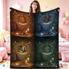 Harry Potter Magical Journey Printed Flannel Blanket Soft Comfortable Fleece Blanket For Living Room Bedroom Study Party Decor Birthday Gift