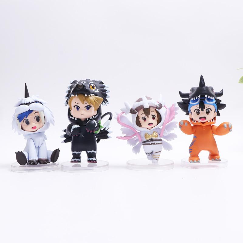High Quality 8pcs/set Anime Digital Monster Digimon Cosplay Cute Action Figure Model Toys for Children