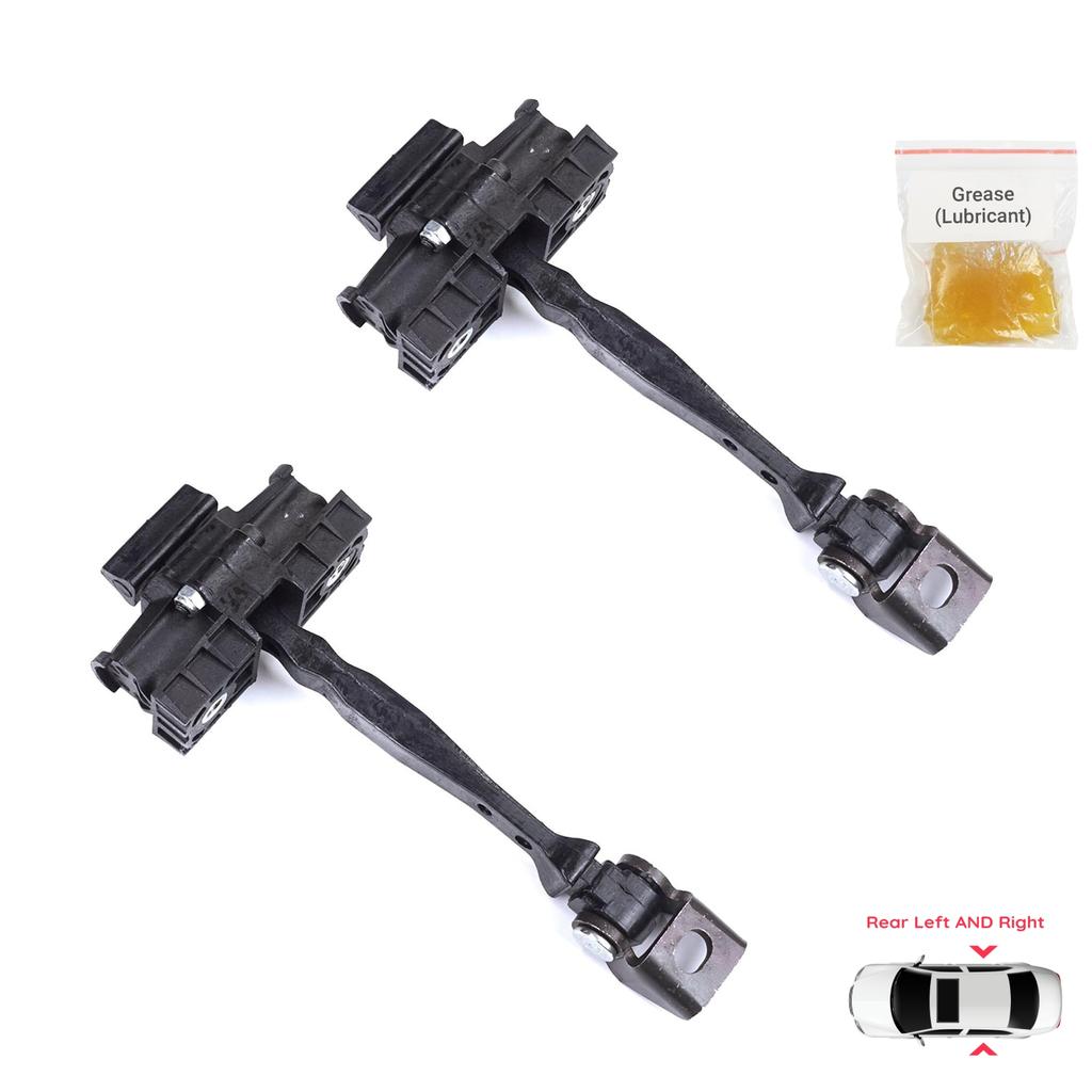 EDP1433-1 2 Pieces Rear Door Stop Check Assy Limiter Strap for VW Polo MK6 AW1 BZ1 AE1 2017-On 4/5 Door 2G4839249A