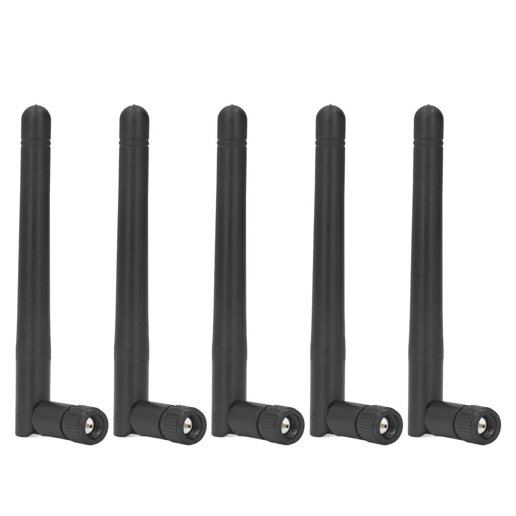 5 Stück Antenne 2.4G Klappbar Wasserdicht Omnidirektional SMA Stecker Kopf Set Kit für Zuhause