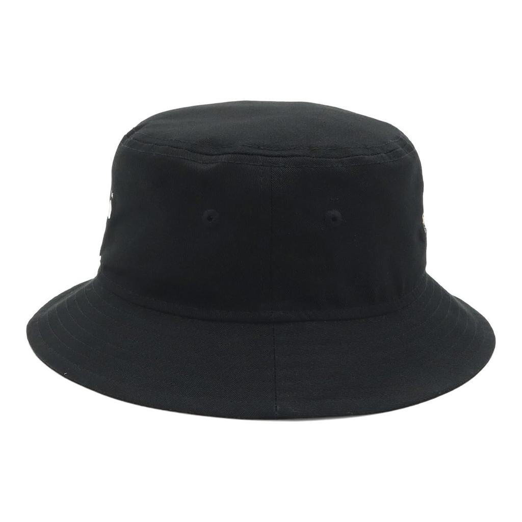 [New Era] Golf Bucket Hat, Cotton, Snoopy Collaboration, Black, ML, GF BUCKET01 PEANUTS BLK