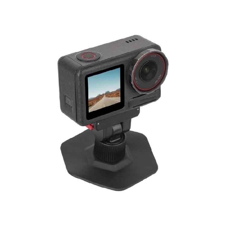 Helmet Camera Holder Compatible for Action 5Pro/4/3/2 Camera, 360°Rotating Joint and Adhesive Base for Outdoor Action Recording