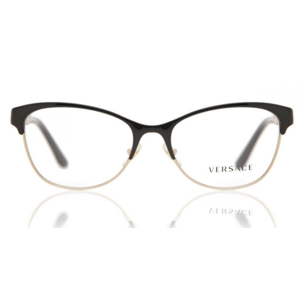 

Versace Ve1233q 1366 Women Eyeglasses Black/Pale Gold/53