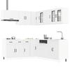Kitchen Cabinet Set, Squid, 11-Piece, White