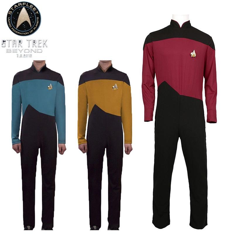 Star Trek The Next Generation Cosplay Costume Authentic Jumpsuit For Comic Con And Halloween