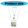 Elegant Long Necklace with Woven Bag/Water Bottle Pendant Adjustable Length Neckchain Gift for Fashion Enthusiasts