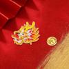 Dragon Head Dragon Head Brooch Dragon Year Cartoon Pin Brooch Cartoon Dragon Year Brooch  Kids Gift