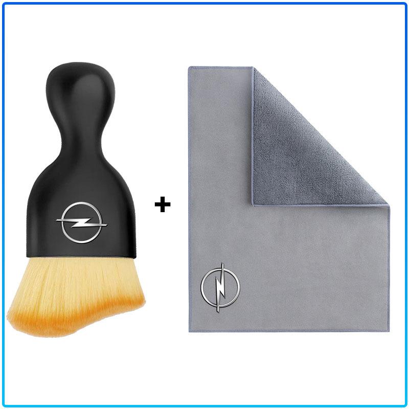 1Pcs Car Interior Cleaning Tools Microfiber Wash Towels Cleaning Brush For Opel Astra H G J Insignia Mokka Zafira Corsa Vectra B C D