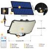 Solar Lights Outdoor 100/234LED 3 Modes Motion Sensor Flood Lights with Remote IP65 Waterproof Security Solar Lights for Outside