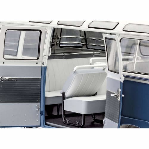 German Revell 1/16 VW Type 2 T1 Samba Bus Plastic Model Kit Revell_07009