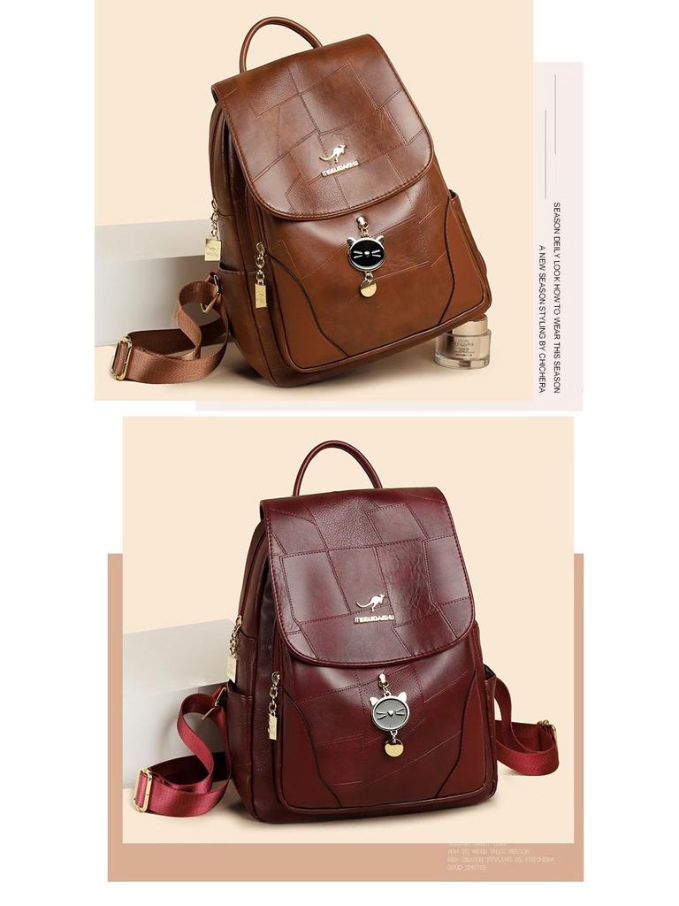 2024 Women's Trendy Patchwork Travel Backpack