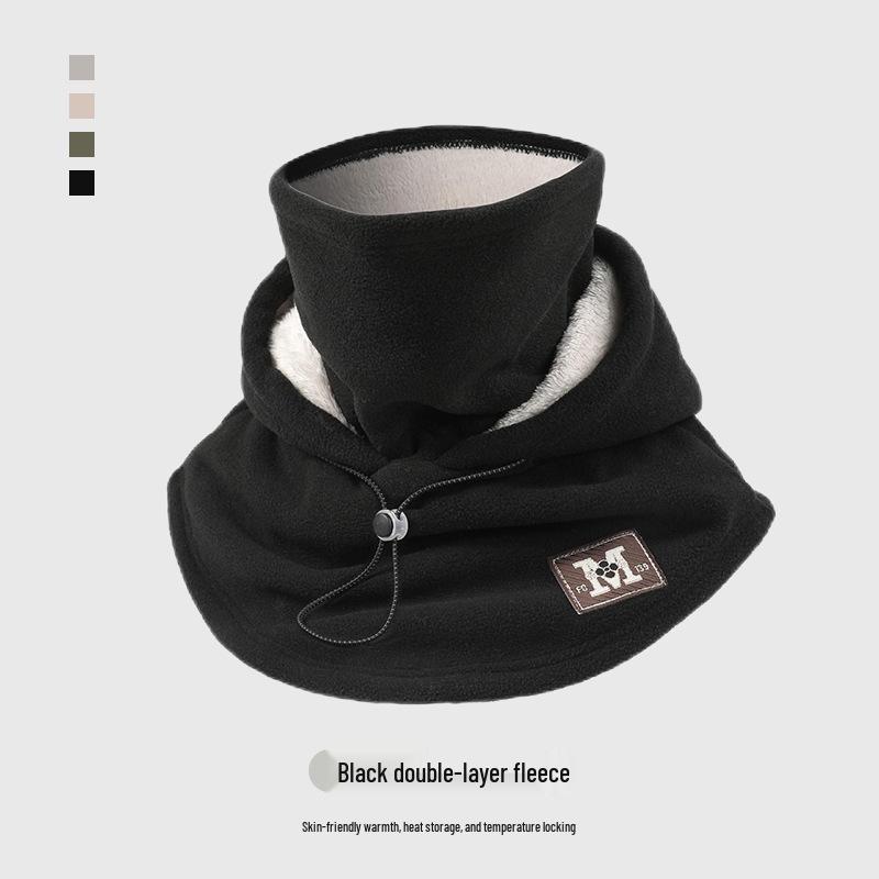 Unisex Windproof Cycling Hat with Face and Neck Protection - Velvet Lined, Thickened for Autumn & Winter