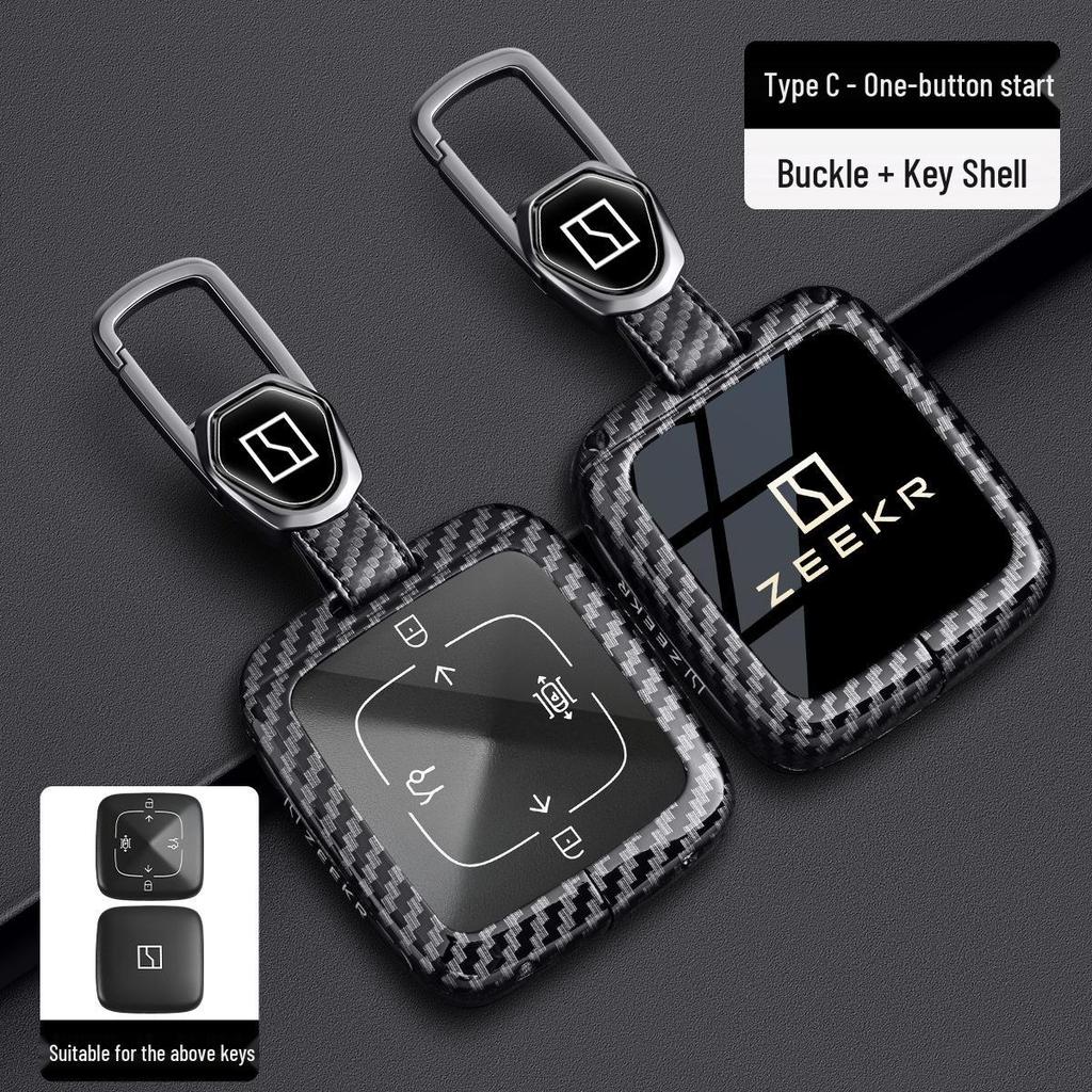 Zeekr 9X Key Cover: Refreshed Dedicated Metal Protective Shell with 007GT Buckle