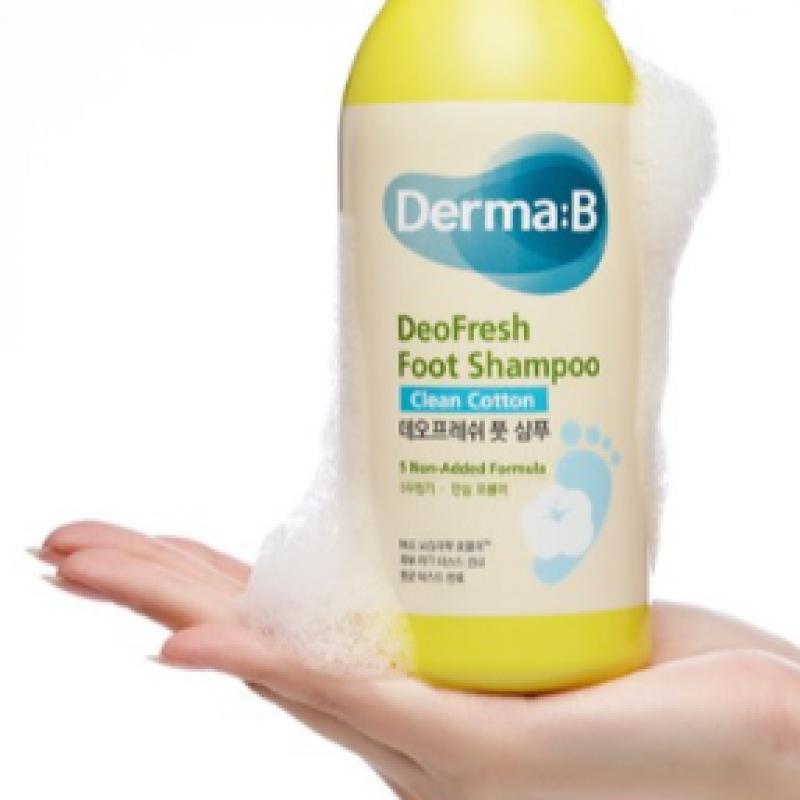 Derma B Deo Fresh Foot Shampoo Clean Cotton 400ml