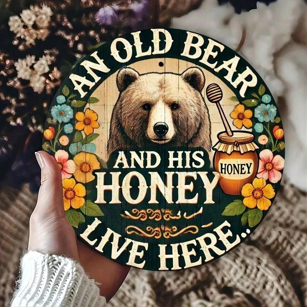 Vintage Retro Metal Tin Sign 8 Inch Rustic Farmhouse Wall Decor for Kitchen Bar Man Cave
