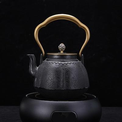 Cast Iron Tea Kettle Dispenser Teapot for Gas Induction