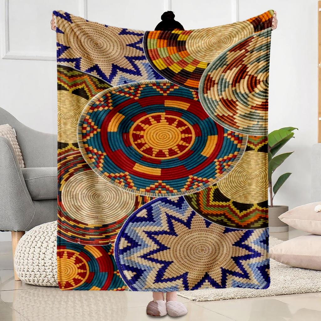 Ästhetische Ciao Bella Zitatdecke Kuschelige Plüsch-Sofa-Überwurfdecke Weiche Bett-Dekorative Nickerchen-Decke Für Alle Jahreszeiten Heimdekoration