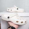 Hole shoes men's summer wear non-slip thick-soled casual beach sandals go out two wear shit-stepping bag head sandals