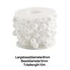 Artificial Beads String Beads Trim Decor Christmas Celebration Customization For Events Shiny Round Beads Decoration