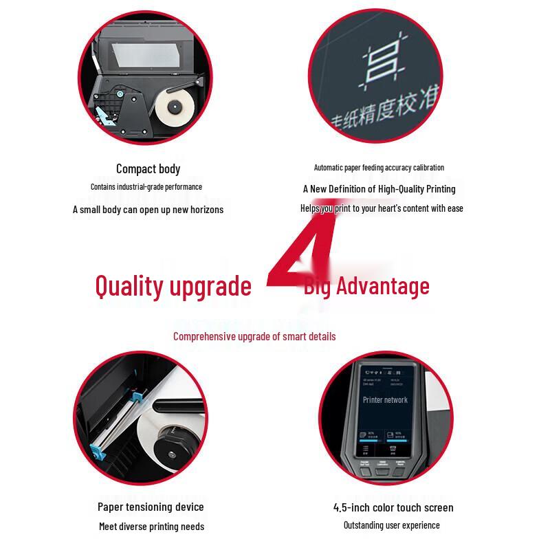 POSTEK GX3 Industrial Label Printer CN plug (adapter included)
