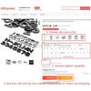 25mm 30mm DIY 26 Letters 10 Numbers Alphabet Metal Emblem for All Cars Game Over Trunk Fender Nameplate Logo Sticker