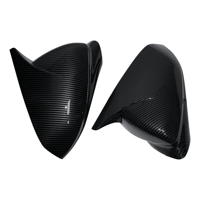 Pair Side Wing Mirror Cover Caps For Seat Leon MK4 Cupra 2020-2025 Rearview Mirror Cover Trim Add On Rear View Mirror Trim
