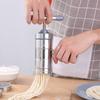 Stainless Steel Manual Noodle Maker Hand Press Pasta Machine For Home Kitchen DIY Fresh Noodle Tool With 2 Or 5 Dies