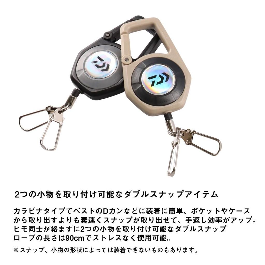 DAIWA Carabiner Reel 900 TYPE B Black/Gray