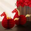Chinese New Year Paper Lanterns Decorations  Lunar Horse Year Honeycomb Ornament Spring Festival Housewarming Tet Decor