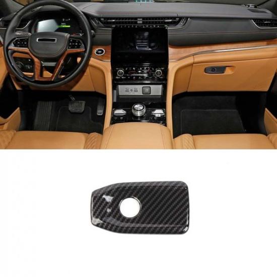 

Carbon Fiber Glove Box Handle Switch Cover Trim For Jeep Grand Cherokee + US