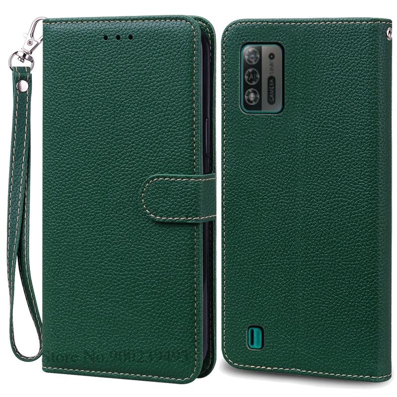 A52 Lite Pouzdro Pro ZTE Blade A52 Lite Pouzdro Měkké Silikonové Peněženkové Kožené Vyklápěcí Pouzdro Pro ZTE Blade A52 Lite Pouzdro TPU Zadní Kryt Etui