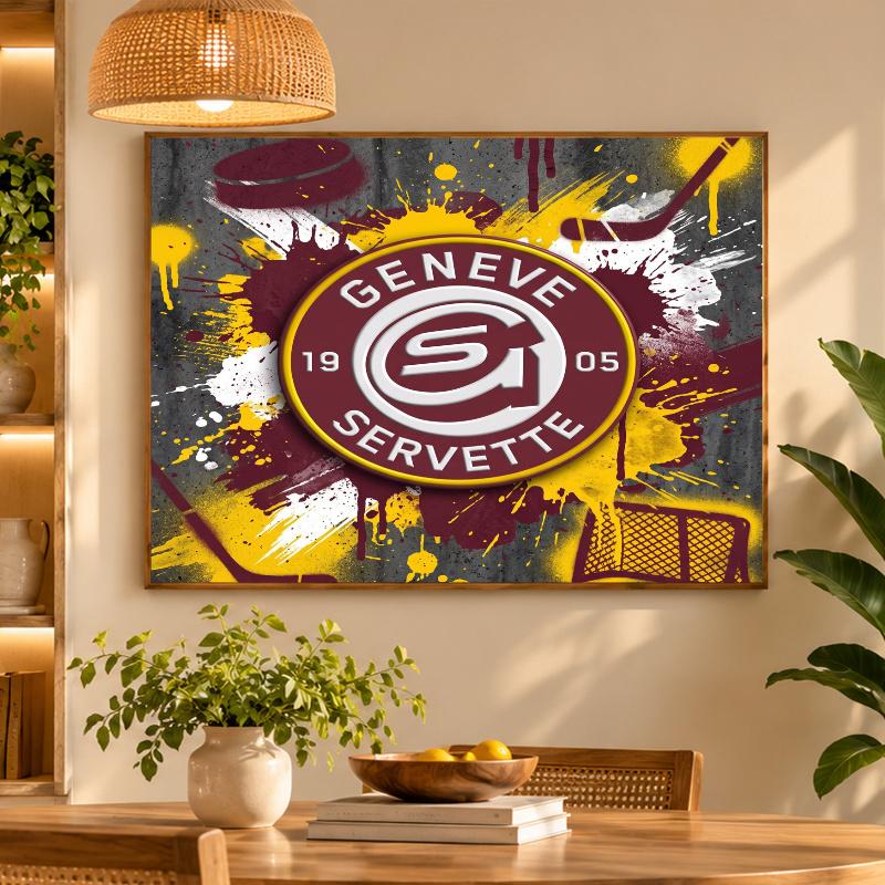 5D Diamond Painting Servette FC DIY Full Drill Diamond Art Kit Home Decoration
