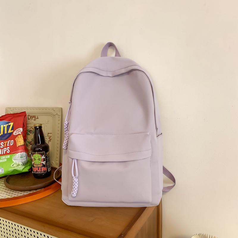 Girl Schoolbag Ženský cestovní batoh jednobarevný