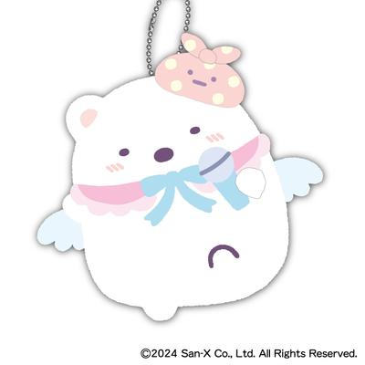 Sumikko GurAshi Sumikko GurAshi  Angel Ebiten Idol Mofumofu Die Cut Coin Purse A  shirokumA