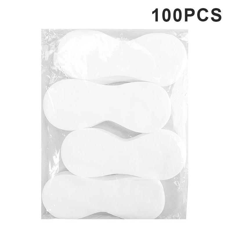 100/200 Stück Einweg Augenmaskenpapier Ultradünne Naturbaumwolle Augenpflege-Patches für Frauen Spa Augenabdeckungen Gesichtshautpflege-Werkzeuge