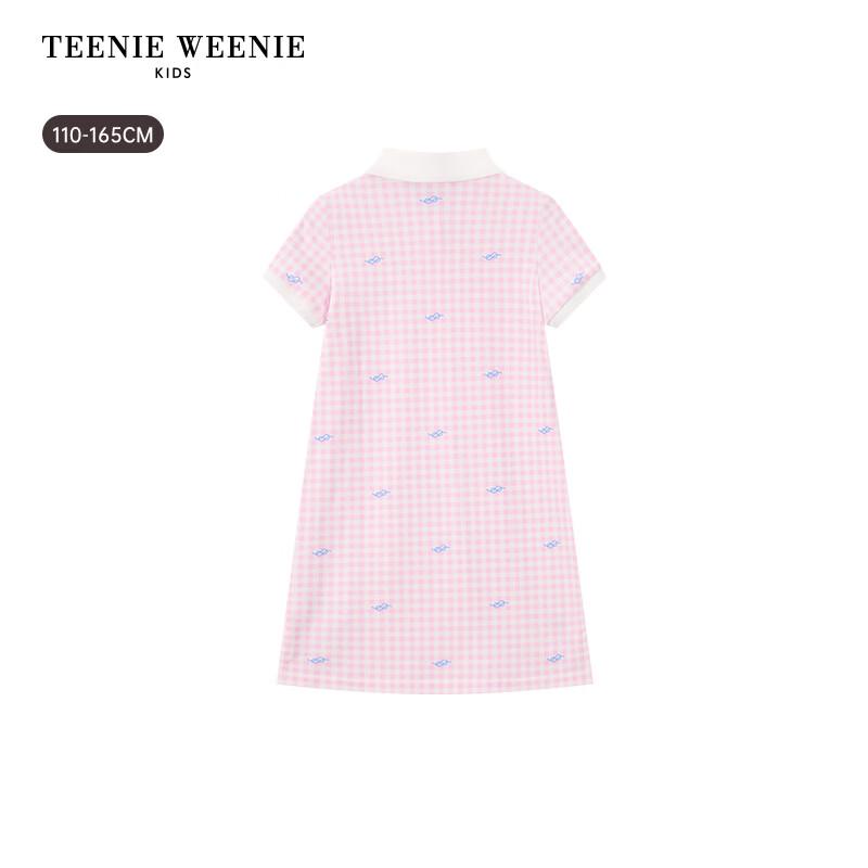 Teenie Weenie Kids' Girl's Plaid Polo A-Line Dress