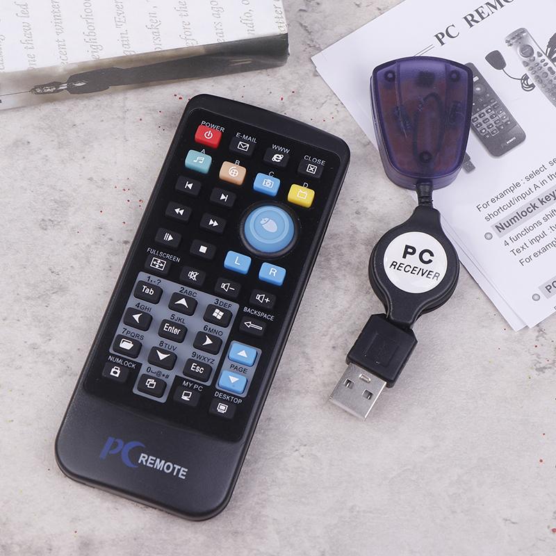 Wireless Pc Mouse Remote Control Controller Usb Receiver Ir Remote Control Tools For Laptop Pc Computer Center Windows 7 8 10 Xp