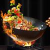 Wutuo Ceramic Flat Bottom Non-stick Wok